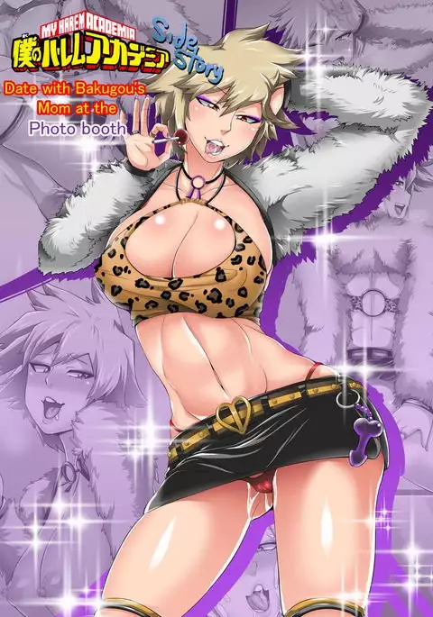 My Harem Academia Side Story - Date with bakugo's mom at the photo booth