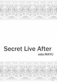 (C88) [Count2.4 (Nishi)] Secret Live After side:MAYU (THE IDOLM@STER CINDERELLA GIRLS) [Chinese] [Benny个人汉化]