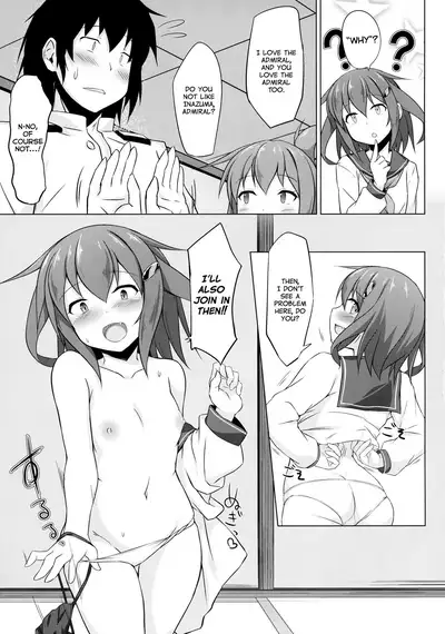 Ikazuchi to Inazuma wa Shireikan no Aka-chan ga Hoshii no desu!! | Ikazuchi and Inazuma Wants the Admiral's Babies!!