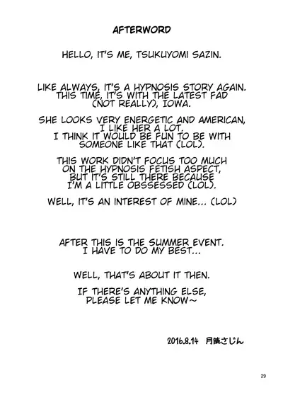 IOWA to Saimin de Ichaicha Suru Hon | Fooling around with a Hypnotized IOWA