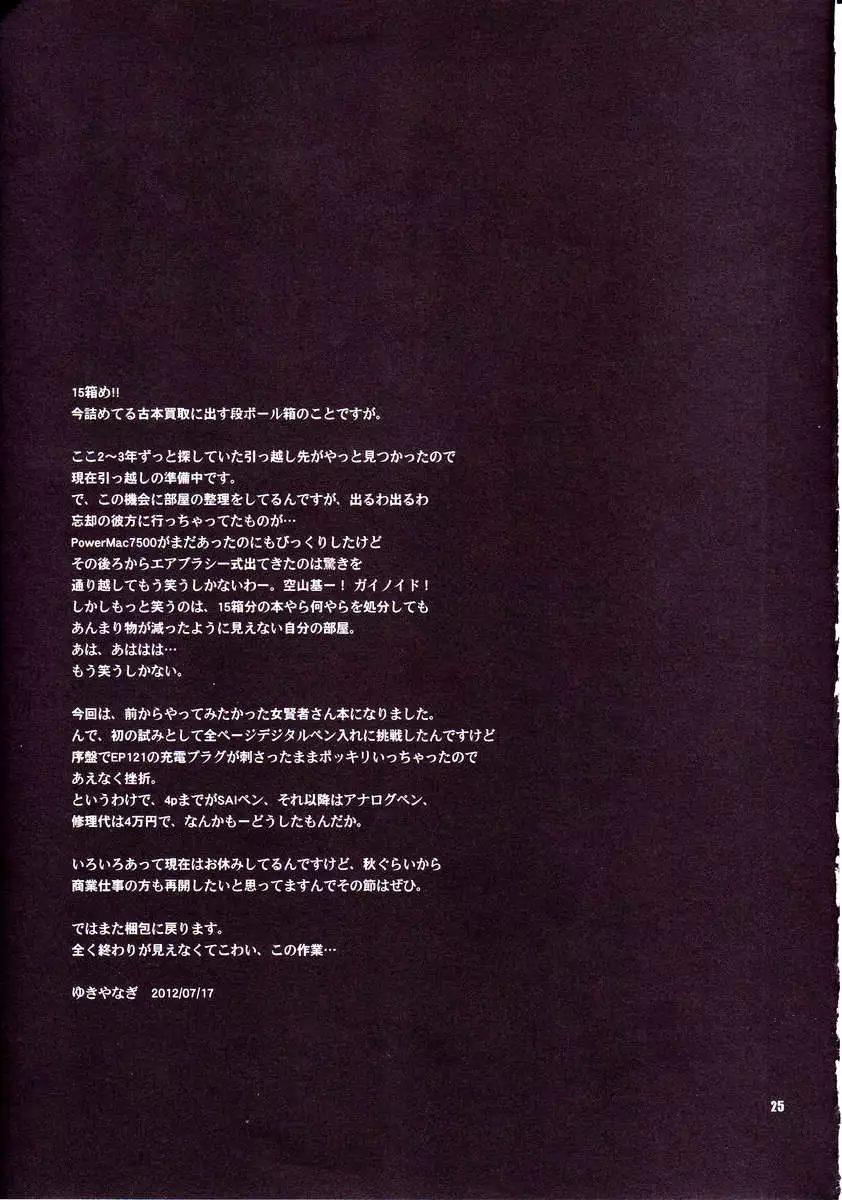 Yukiyanagi's Book 29 - The Curious Sage