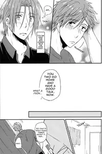 (Renai Jaws 2) [Usagi-san to Kuma (Aizawa)] Pun! Pun! (Free!) [English] [Rapinii]