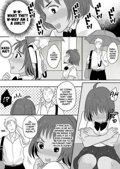 [Totoyasu no TSF Lab (Torajima Tao, Totoyasu)] Rikujoubu Ace no Ore ga Fushigi na Ame de Nyotaika shichau Ohanashi | The Story Of How I, The Track Club's Ace, Got Transformed Into A Woman By A Mysterious Downpour [English] [Hennojin]