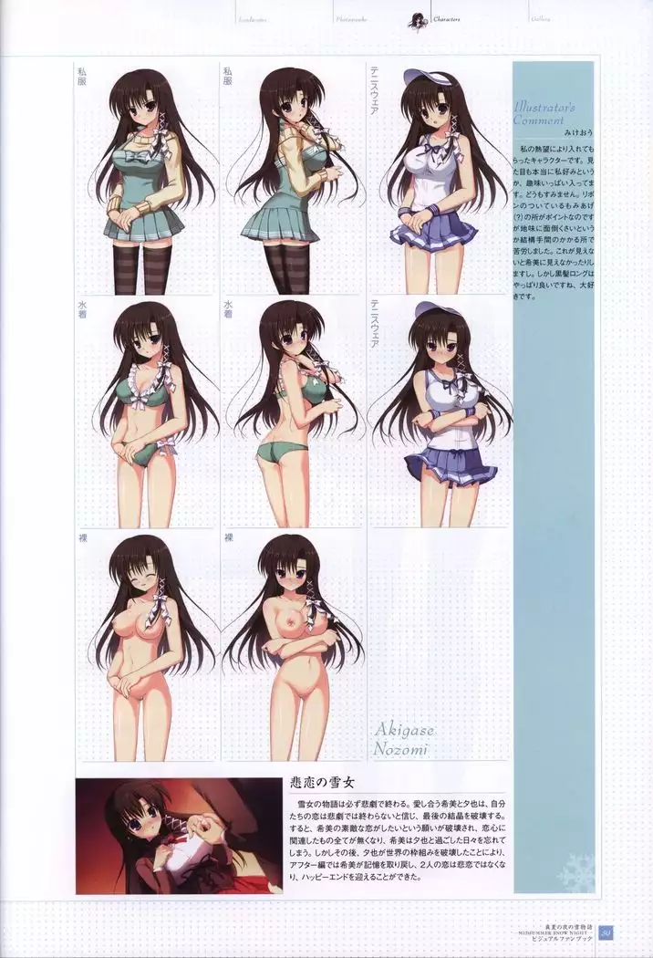 Manatsu no Yoru no Yukimonogatari -MIDSUMMER SNOW NIGHT- Visual Fanbook