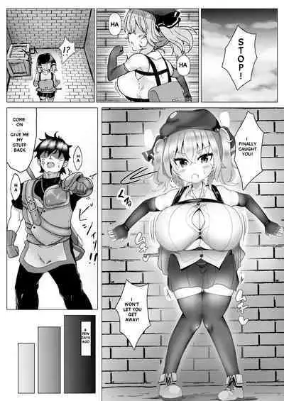 Chichi ga Dekai dake no Touzoku Musume nanka ni Makeru Wake Nai daro!! | Rogue that uses her breast to defeat others, I won't lose!!