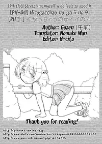 [PH-BU (Gozen)] Hirogacchau no ga ii no 4 | Stretching Myself Wide Feels So Good! 4 [English] {Nomake Wan}