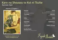 [Aomoto Sari] Kare no Shousou to Koi ni Tsuite 2 Ch. 1-4 [English] [Fujoshi Bitches]