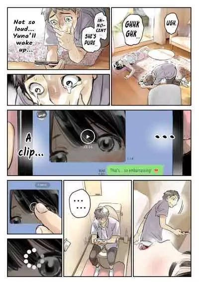 [Chocoro] Kanojo no SmaPho o Nozoita dake nano ni | I Just Snooped through Her Smartphone [English] [Decensored]