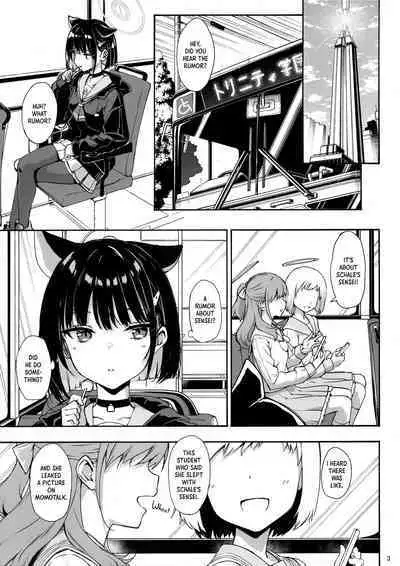 (C101) [Jenoa Cake (Takayaki)] Kuroneko wa Otoshigoro | The Black Cat is of Age (Blue Archive) [English] [Panatical]