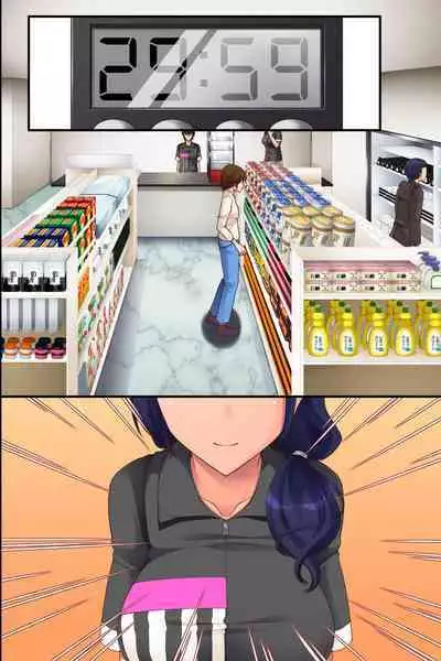 [hcom] Ore Igai no Jikan ga Tomatte Shimatta Konbini de