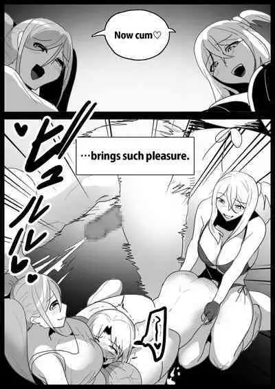 Boxer no Ore ga, Kyonyuu Joshi Pro Wrestler Futari ni Namahaishin de Juurin Sare, Koukai Shokei Sareru Hanashi. | Publically punished and trampled by two large-breasted wrestlers.