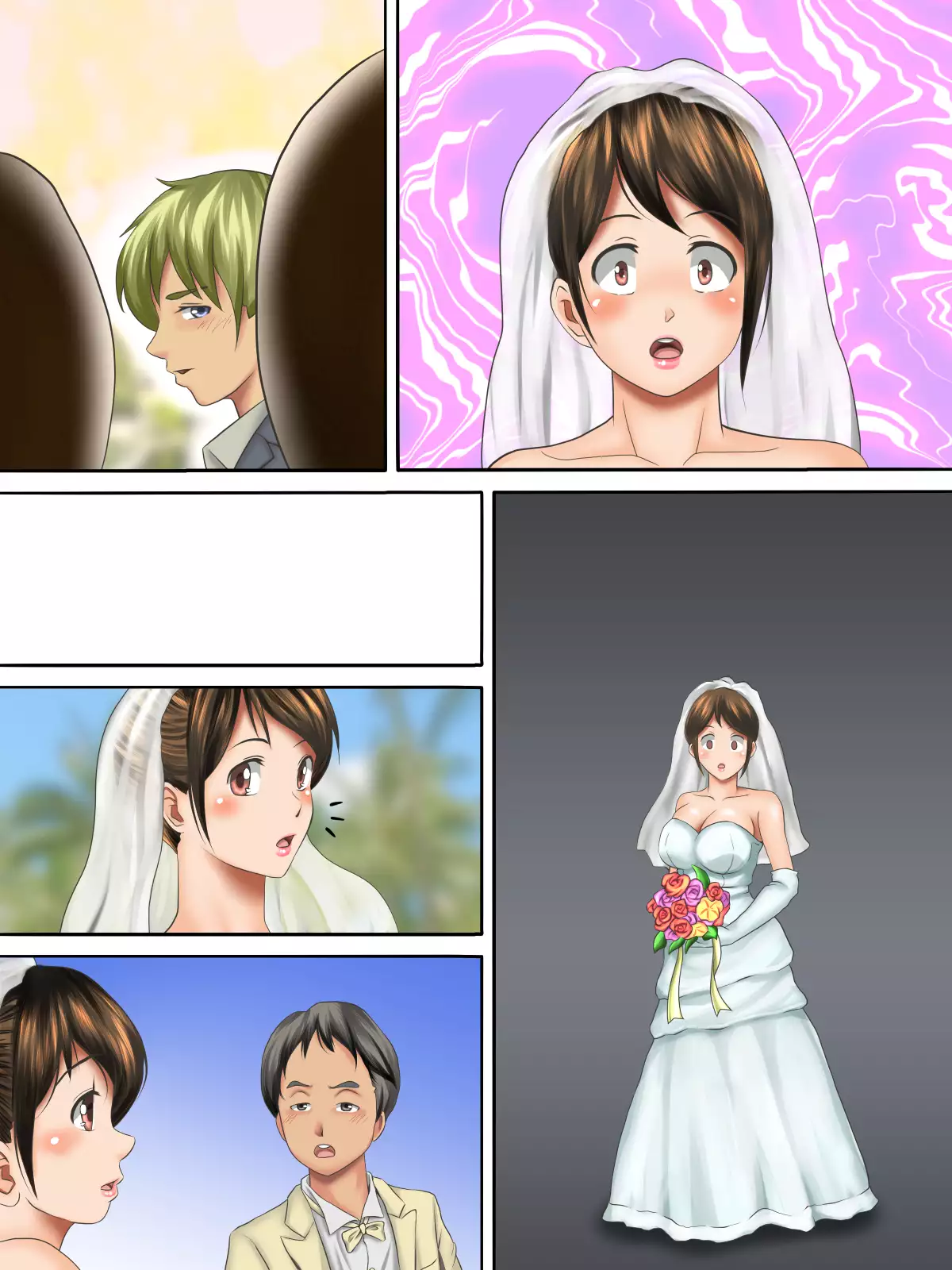 Kaigai Kyoshiki ni Sanretsu Shita Motokare ni Ikikuruwasareru Niizuma -Zenpen-