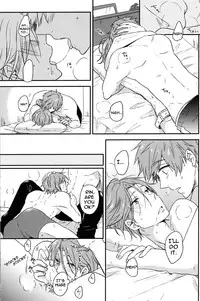 (Renai Jaws 2) [Usagi-san to Kuma (Aizawa)] Pun! Pun! (Free!) [English] [Rapinii]