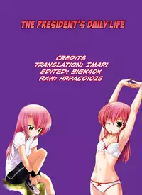 (C85) [Archives (Hechi)] Kaicho no Nichijou! 1 | The Class President's Daily Life (Hayate no Gotoku) [English] =StatisticallyNP=