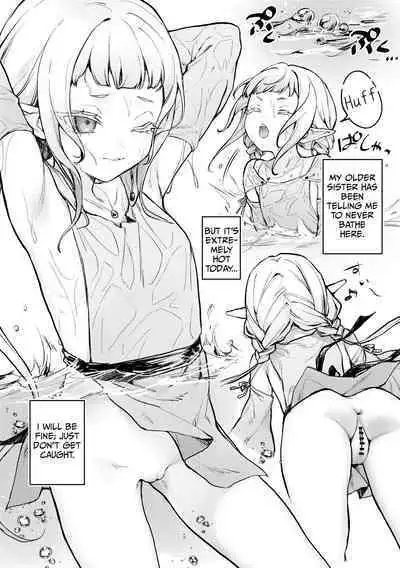 Mesugaki Elf ga Ero Slime ni Moteasobareru hon | Elf Girl Gets Toyed With By An Erotic Slime