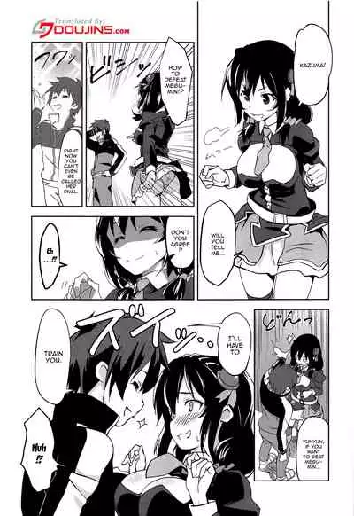 [wxpLabo (wxp)] Hitori Ecchi ni Rival o! | Having Sex With The Rival (Kono Subarashii Sekai ni Syukufuku o!) [English] {Doujins.com}