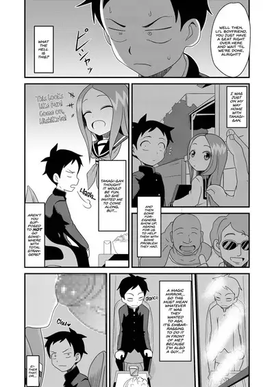 [Abujan (Roger Mango)] [Abujan (Roger Mango)] Karakai Jouzu no T.K.G.~ Magic Mirror Kosi no Nakadashi Chinpo Kui ~ | T.K.G Takes Dick Behind the Magic Mirror (Karakai Jouzu no Takagi-san) [English] [head empty] [Digital]