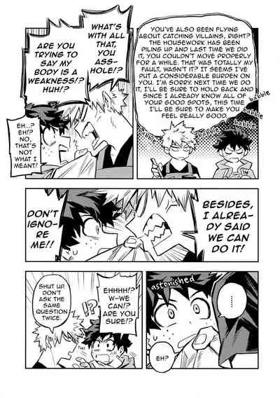 (Douyara Deban no Youda! 12) [Kometubu (Rittiri)] Kazehiki Kacchan to Boku no Koubousen | The Battle Between Sick Kacchan and Me (Boku no Hero Academia) [English] {Butsu}