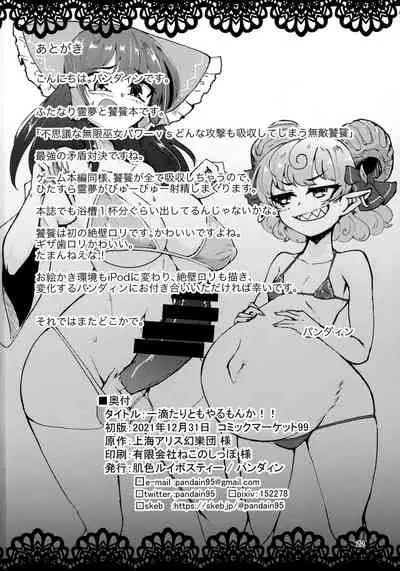 (C99) [Hadairo Rooibos Tea (Pandain)] Ittekitaritomo Yaru Mon Ka!! (Touhou Project)