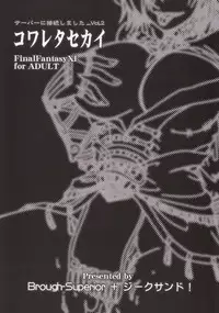 (C73) [Brough-Superior, Jikusando! (Tsujisaki Sou)] Kowareta Sekai (Final Fantasy XI)