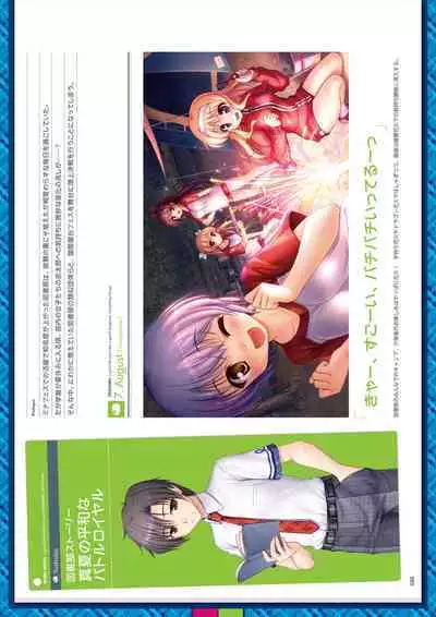 Daitoshokan no Hitsujikai Visual Fan Book Houkago Shippo Days & Dreaming Sheep Visual Fan Book