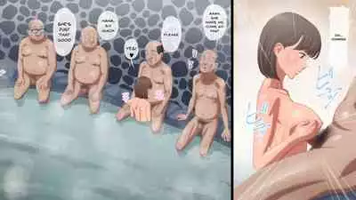 [Artienne] Kinjo no Ojii-san ni Onsen ni Tsureteikarete Okasareta Wakazuma 2 [English] {doujins.com}