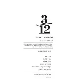 3/12 three-twelfths