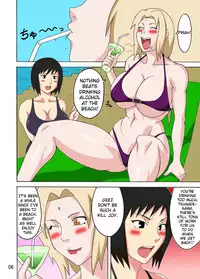 (C82) [Naruho-dou (Naruhodo)] Tsunade no Insuiyoku | Tsunade's Obscene Beach (Naruto) [English] [Colorized]