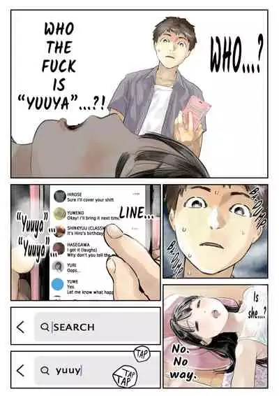 [Chocoro] Kanojo no SmaPho o Nozoita dake nano ni | I Just Snooped through Her Smartphone [English] [Decensored]