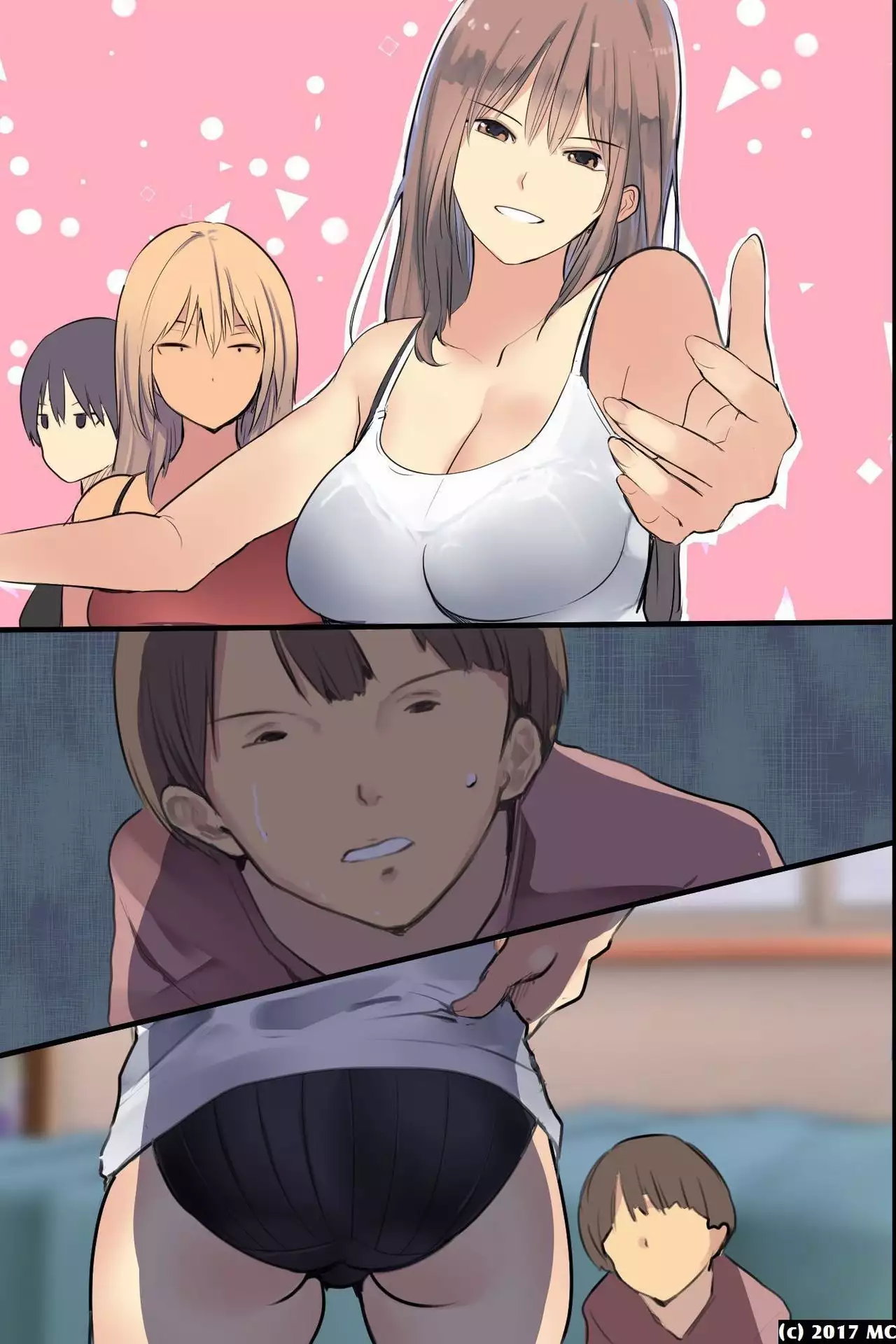 Isourousaki no Sanshimai no Yowami wo Nigitte Iinarisefre ni Shiyoutoshita Kekka