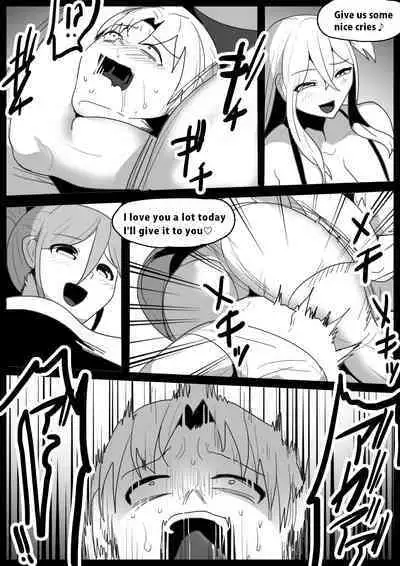 Boxer no Ore ga, Kyonyuu Joshi Pro Wrestler Futari ni Namahaishin de Juurin Sare, Koukai Shokei Sareru Hanashi. | Publically punished and trampled by two large-breasted wrestlers.