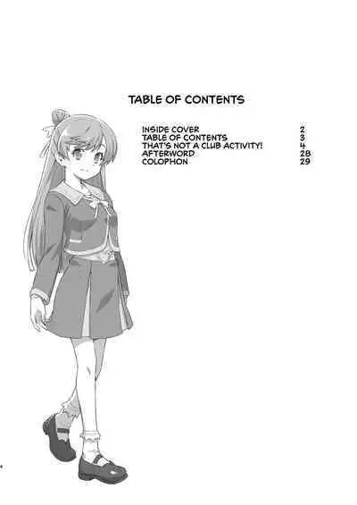 Sore wa bukatsu jaarimasen!