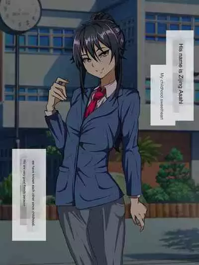 Wafuukei Osananajimi wa Kokujin Ryuugakusei ni Netorareru | Cuckolded by Japanese childhood friend Japanese black international student