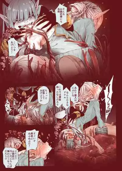 Daraku no Majo ~Shounen Yuusha to Tsurupeta Elf wa Ika ni Shite Majo ni Yabureta ka