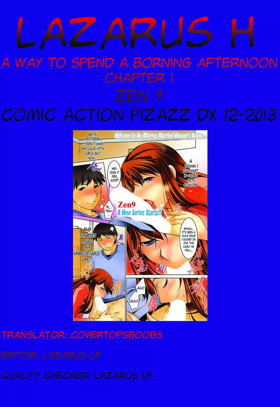 A Way to Spend a Boring Afternoon CH. 1