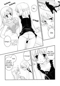 (Puniket 22) [Hitomaron (Setouchi Sumako)] Pantsu to Zubon no Kyoukaisen 2 | The Boundary Line Between Panties and Pants 2 (Strike Witches) [English] [Yuri-ism]