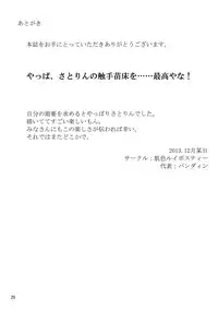 (C85) [Hadairo Rooibos Tea (Pandain)] Shokushu Chireiden ~Komeiji Satori~ (Touhou Project)