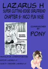 [Nico Pun Nise] Chou Saisentan Kanojo | Super Cutting-Edge Girlfriend Ch. 1-7 [English] [Lazarus H]