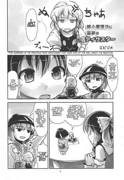 (C87) [106m (Various)] Omae ga Chiisaku Naare! | You guys, get smaller! (Touhou Project)[English]