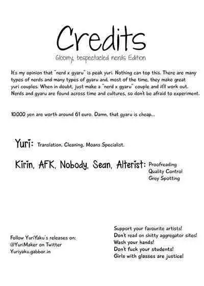 [Pandacorya] The Gyaru Who Mocked a Nerd After Discovering her Secret Account [English] [YuriYaku] [Digital]