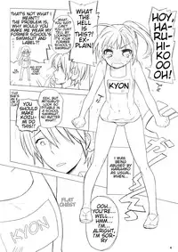 (COMIC1☆2) [Hakkekkyuu Sekkekkyuu (Zekkyou)] Haru na noni sukumizu de iin desu ka? | Can I wear my school uniform even through it's spring? (The Melancholy of Haruhi Suzumiya) [English]