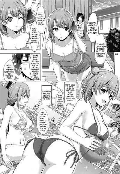 Jounetsuteki na Natsu no Resort o Yuigahama Oyako to. | A Passionate Summer Resort with the Yuigahamas.