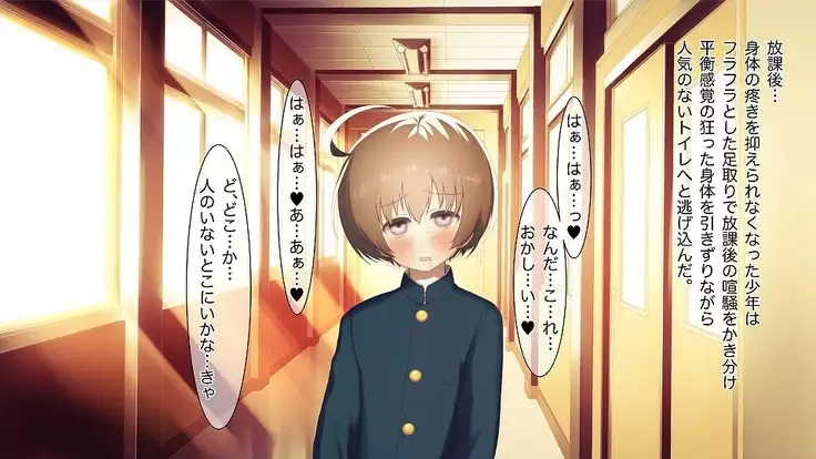 Mesu-ka Chuudoku ~Osananajimi ni Kusuri o Ataerare Midara na Mesu ni Ochiteyuku Shounen~