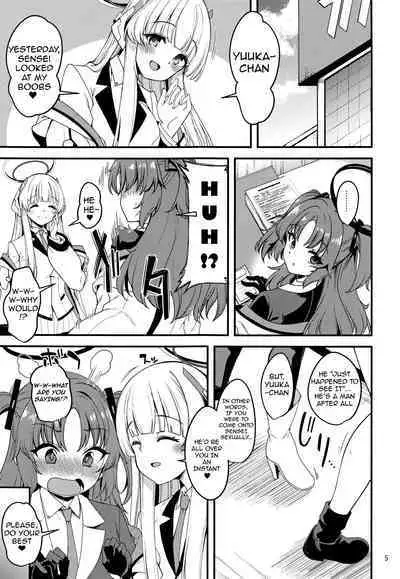 Sensei, Yuuka-chan ni wa Naisho desu yo?