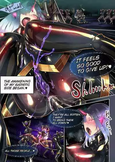 The story of the final fallen hero becoming a lewd, high ranking female officer. ーSHINING PEARL SQUAD: GAIN'S NEWEST EXECUTIVE.ー