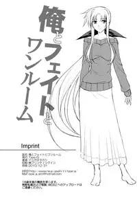 (C79) [Type-G (Ishigaki Takashi)] Ore to Fate to One-room | My and Fate's One-Room (Mahou Shoujo Lyrical Nanoha) [English] =LWB=