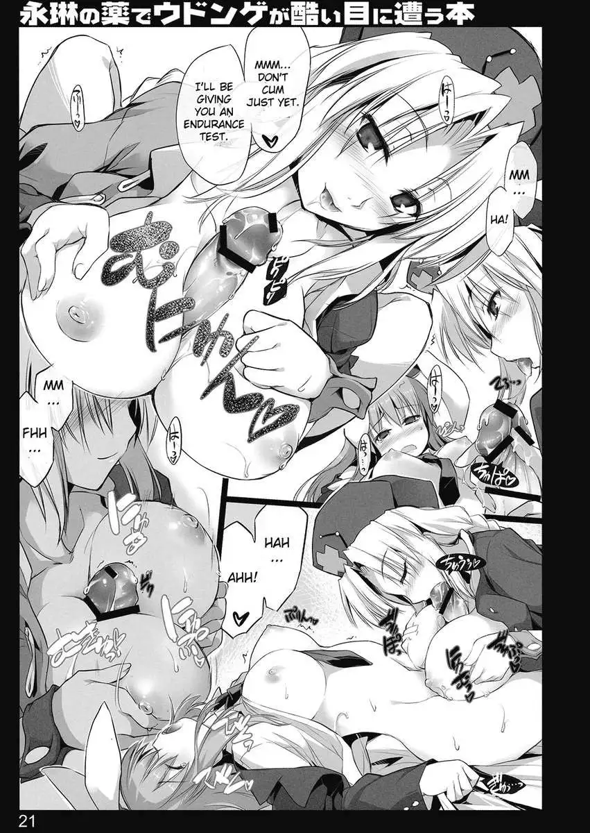 Eirin no Kusuri de Udonge ga Hidoi Me ni Au hon