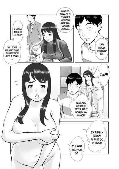 [Sudou Raikuu] Tennen de Pocchari na Otonari-san ga Ofuro o Karinikita | My Plump Airheaded Neighbor Came Over To Use My Bath [English] {Doujins.com} [Digital]