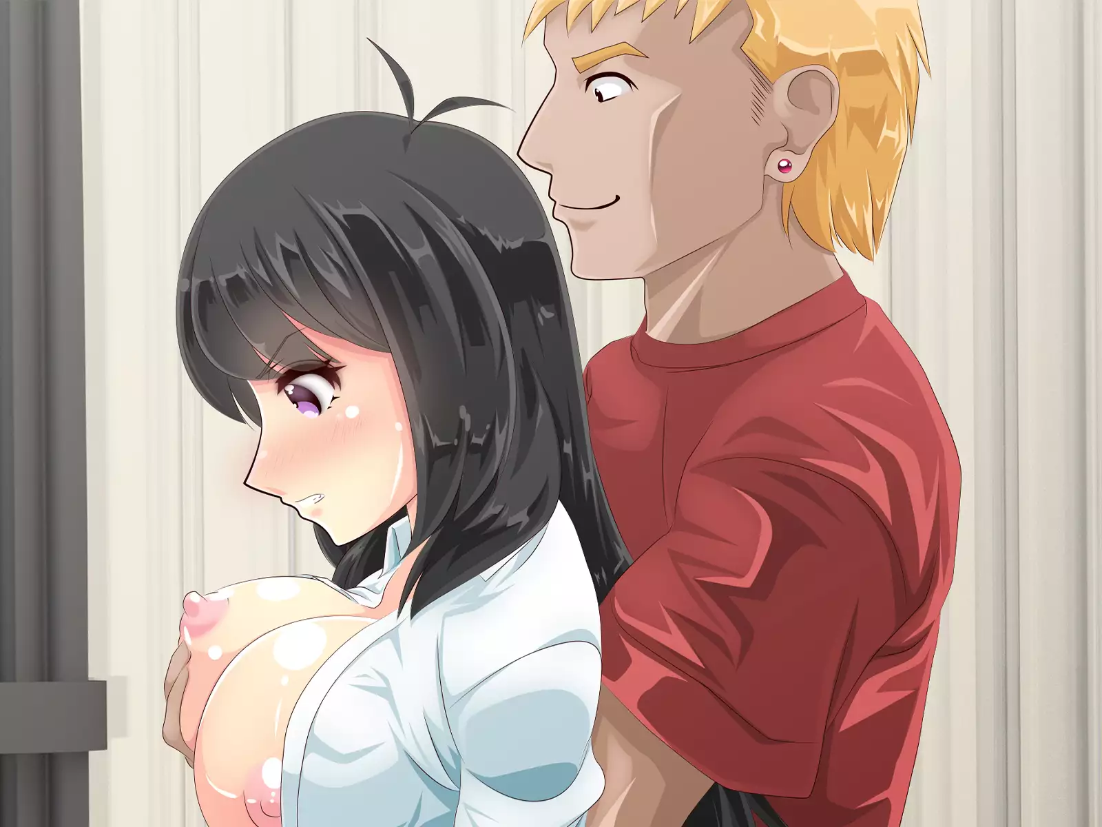 Dosei-chu no Kanoaja ga Yarisa no Otokoni Netorareta Kudan Ozaki Yuka