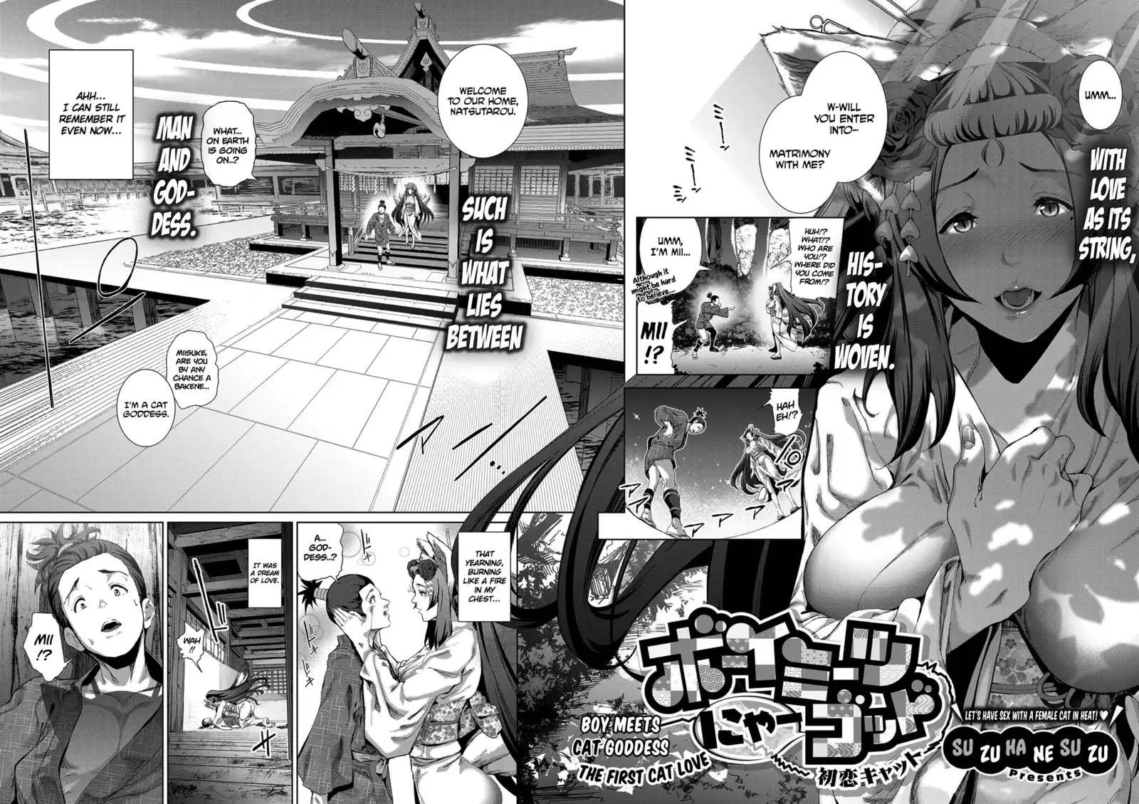 Boy Meets Nyaa God | Boy Meets Cat Goddess Ch. 1-3